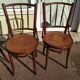 Lot de 6 chaise en bois - bistrot - terrasse - vintage