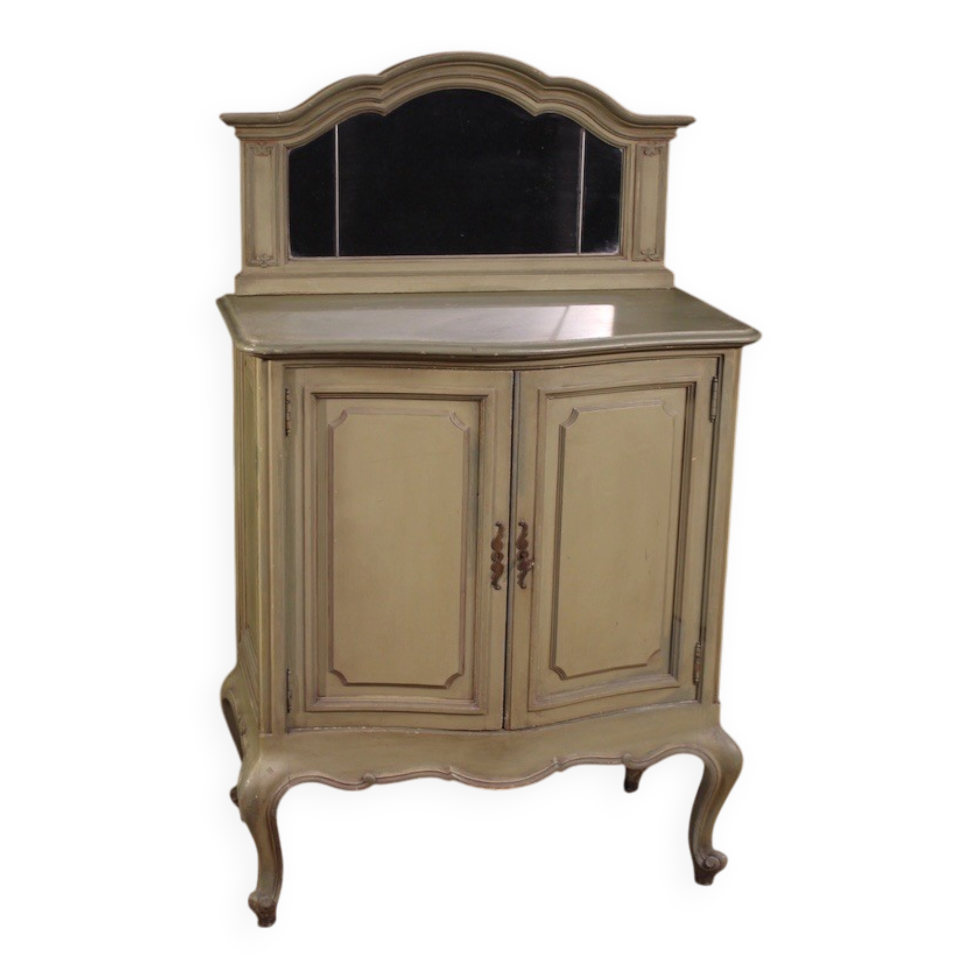 Buffet laqué italien du 20e siècle avec miroir