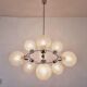 Large Midcentury Galaxy Sputnik Chandelier, Germany, 1970s