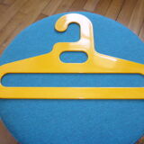 Rigid plastic hangers from the 1970s