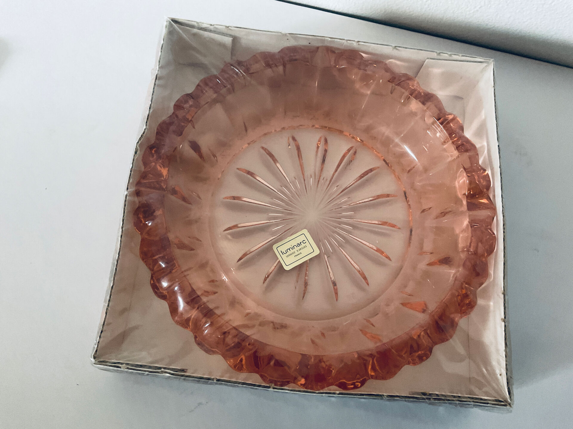 Vide-poches cristal vintage