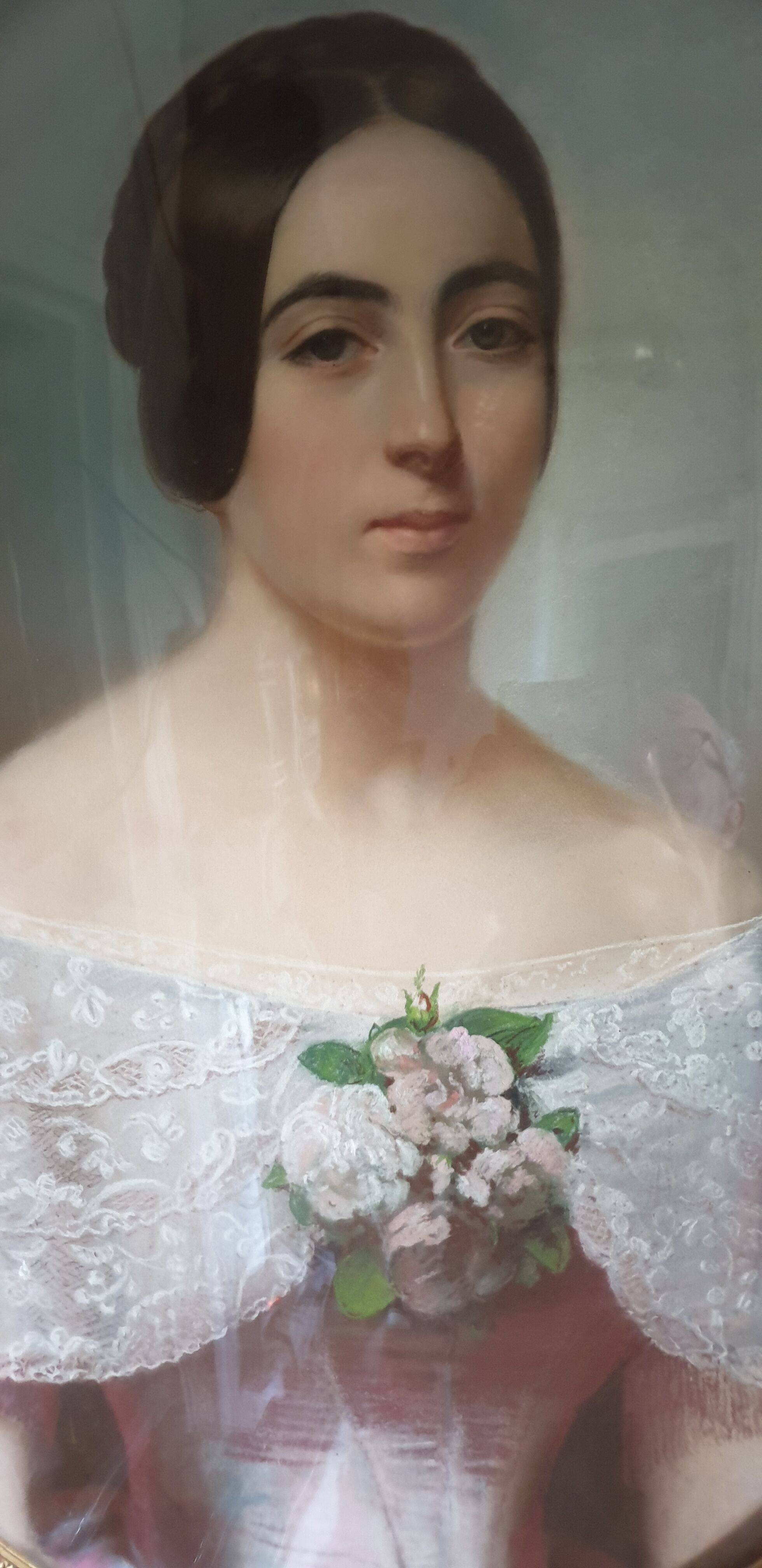 Pastel portrait XIXéme