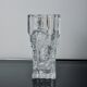 Limburg vase with ice cube effect in glass, Germany, 1970