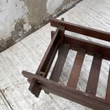 Small modernist oak planter from the 1950s