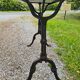 Godin bistro table in cast iron and white marble