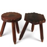 Pair of Tripod Stools