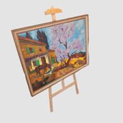 Robert morlhon (mo.ro) – huile sur toile originale de 1973 – provence