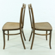 Ensemble de 2 chaises en bois courbé vers 1920