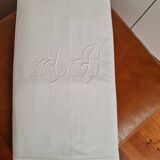 Old sheet monogram A B