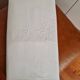 Drap ancien monogramme A B