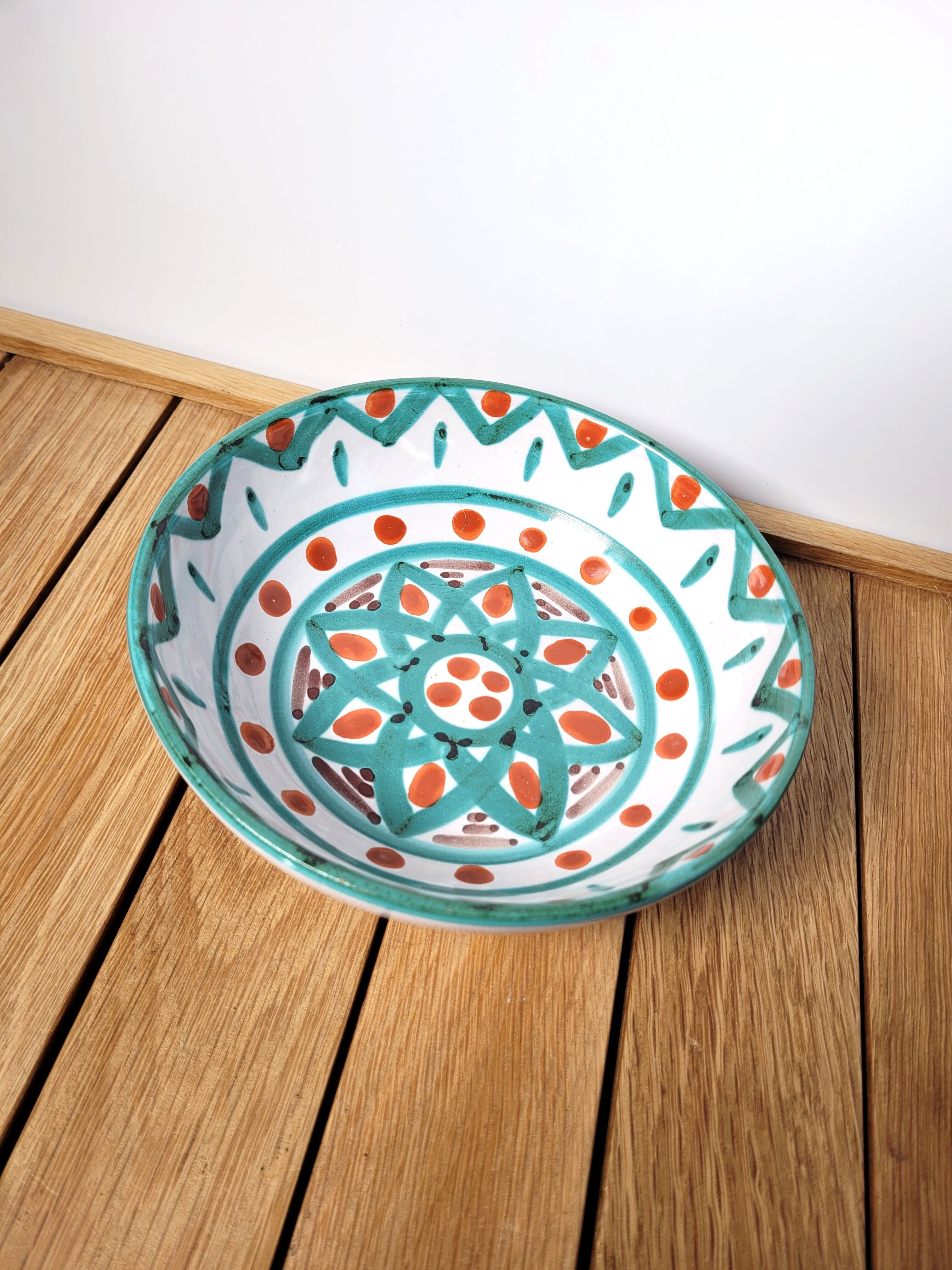 Fazio Vallauris ceramic bowl