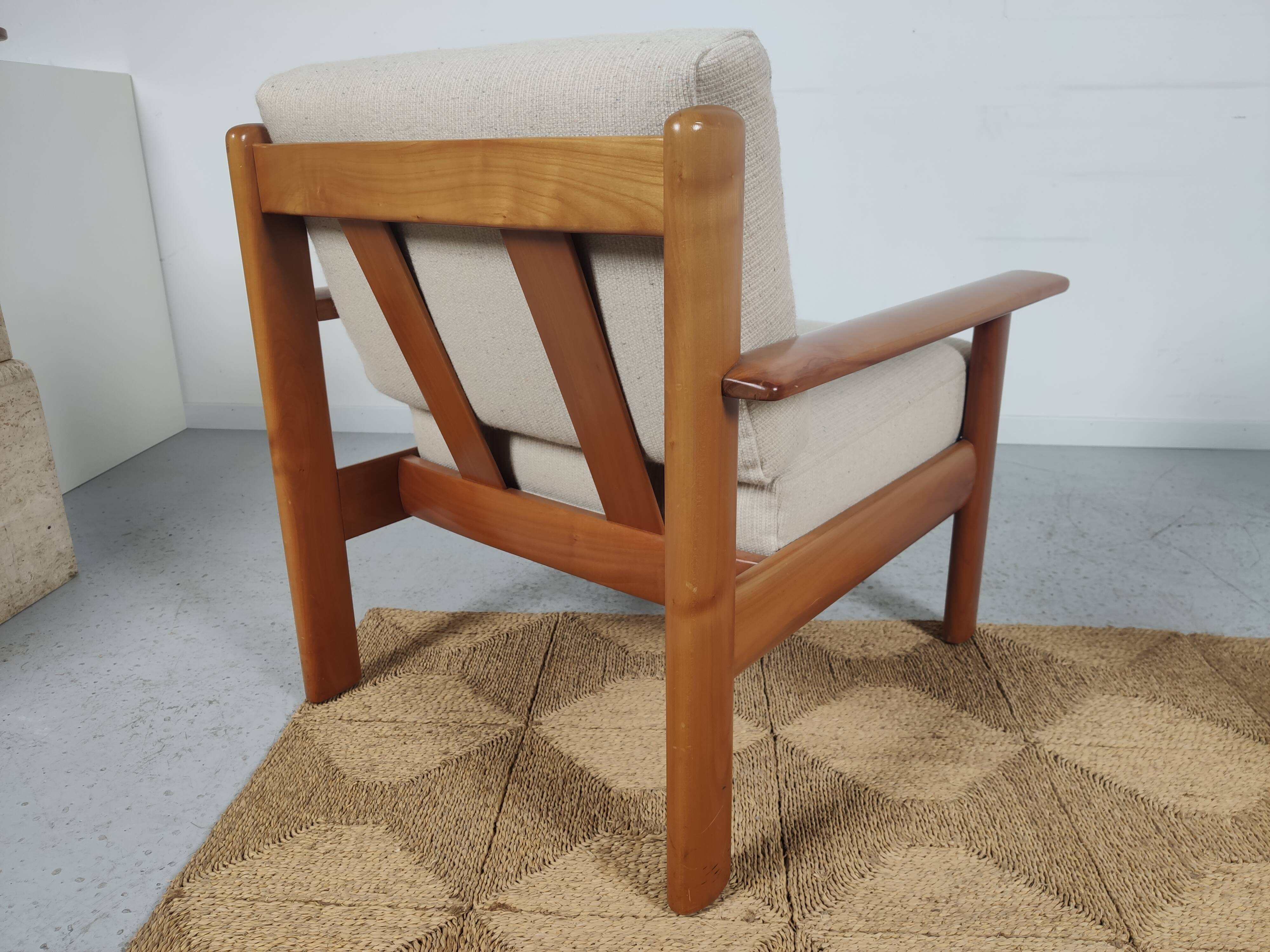 Paire de fauteuils vintage scandinave années 60