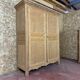Restored late 19th-century pitch pine wardrobe