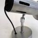 Brushed metal adjustable wall spotlight 1970s
