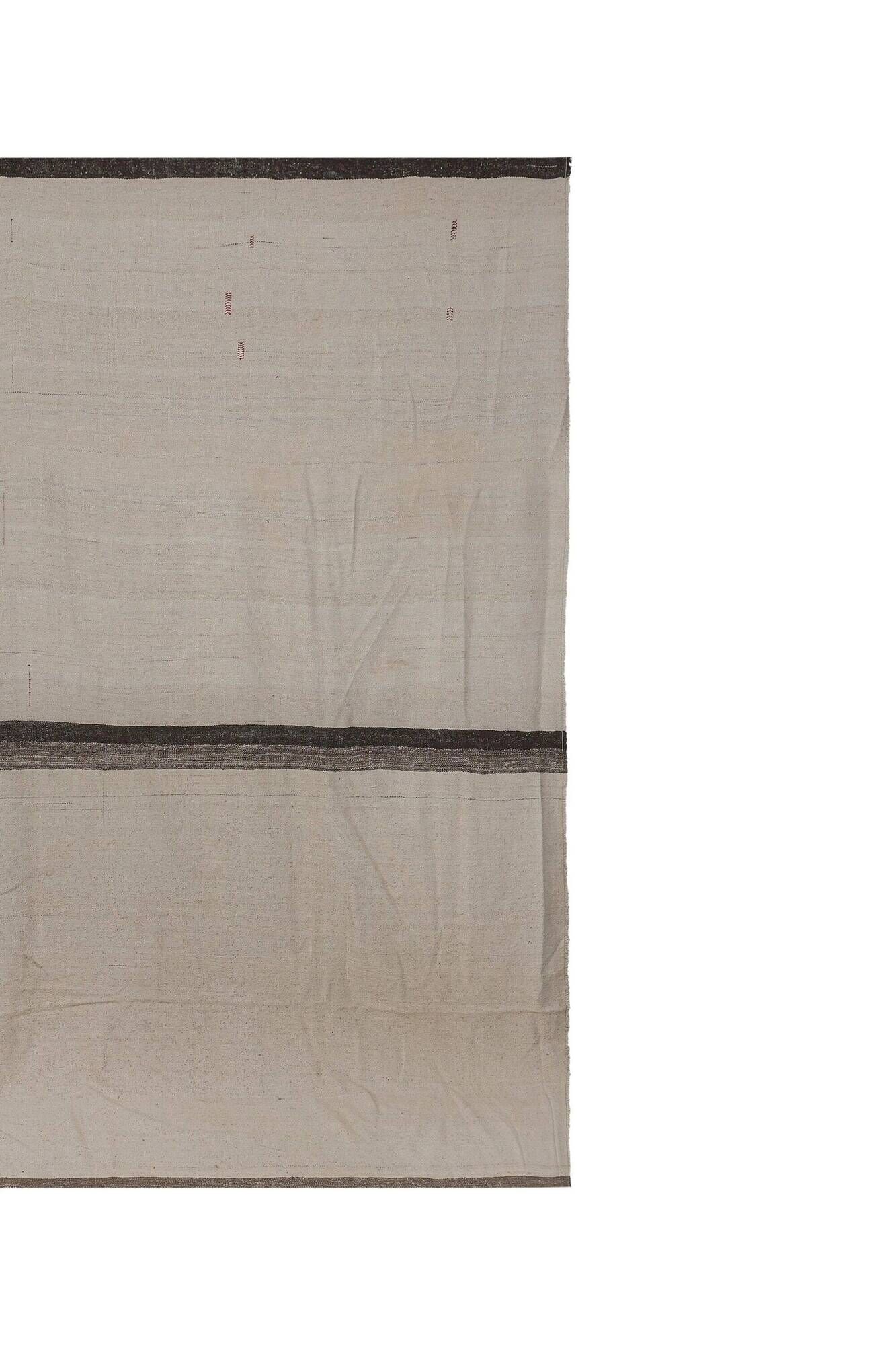 Vintage Turkish kilim, handwoven, 355x349 cm.