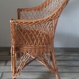 Rattan armchair