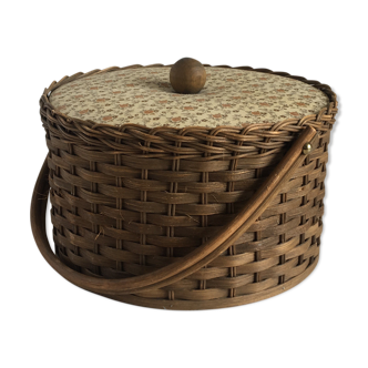 Rattan Sewing Basket