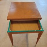 Vintage oak veneer table - 1960s