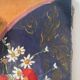Poppies and daisies, oil on canvas, signed L Riousset.