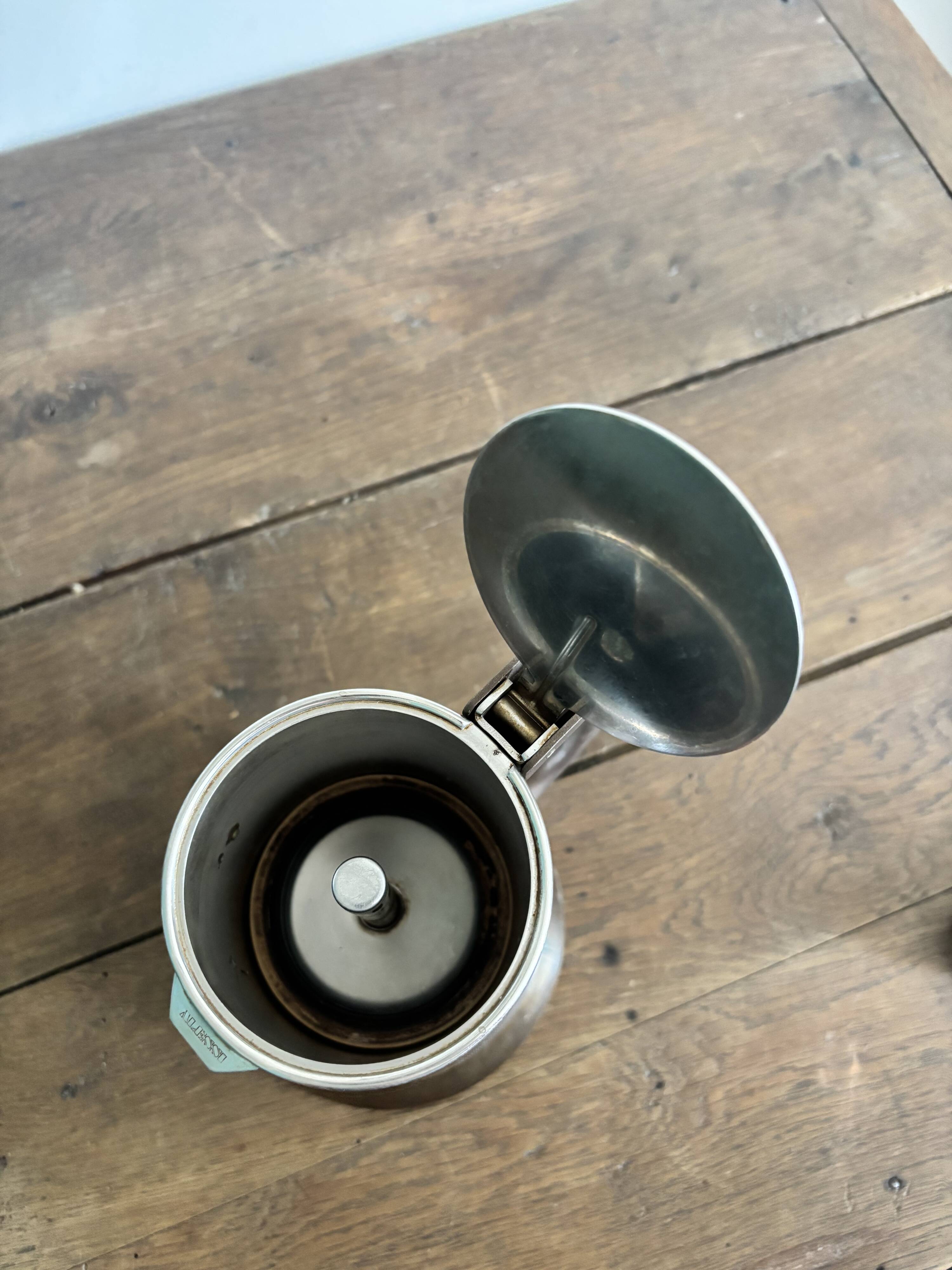 Alessi 9090 Italian coffee maker - Richard Sapper (6 cups) - Induction.