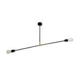 Porcelain lamp and articulable metal