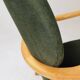 Pair of longue chairs royal green velvet by Ikea