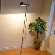 White halogen floor lamp, DLG 626 design, Joe Colombo, circa 1970