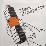 Vintage poster INRS graphics Metzger