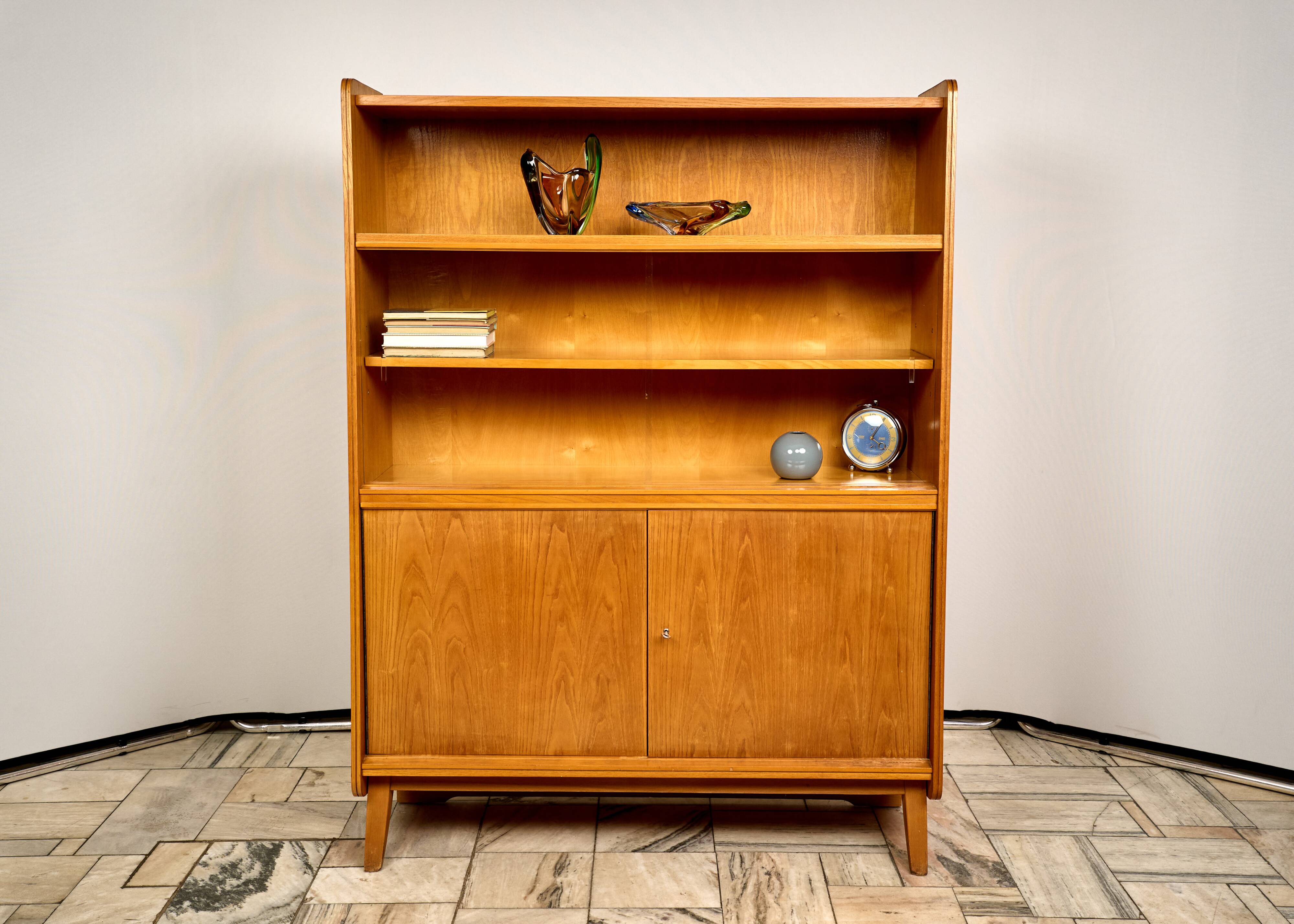 Bibliothèque / Vitrine vintage TATRA, années 1960, Tchécoslovaquie