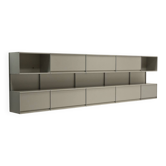 Large 606 wall unit by Dieter Rams for Vitsoe, 1960s Germany.