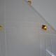 50s Arlus wall light in Perspex and brass