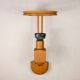 Wall lamp in oak and ceramic Guillerme and Chambron