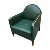 Fauteuil club vert bouteille