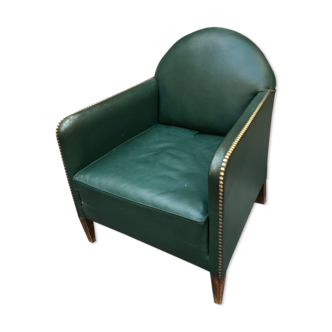 Small green club chair bottle