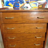 Vintage rag chest of drawers from the 60s