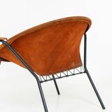 Pair of “Balloon” chairs by Hans Olsen for Lea  Design (Denmark, 1950s).