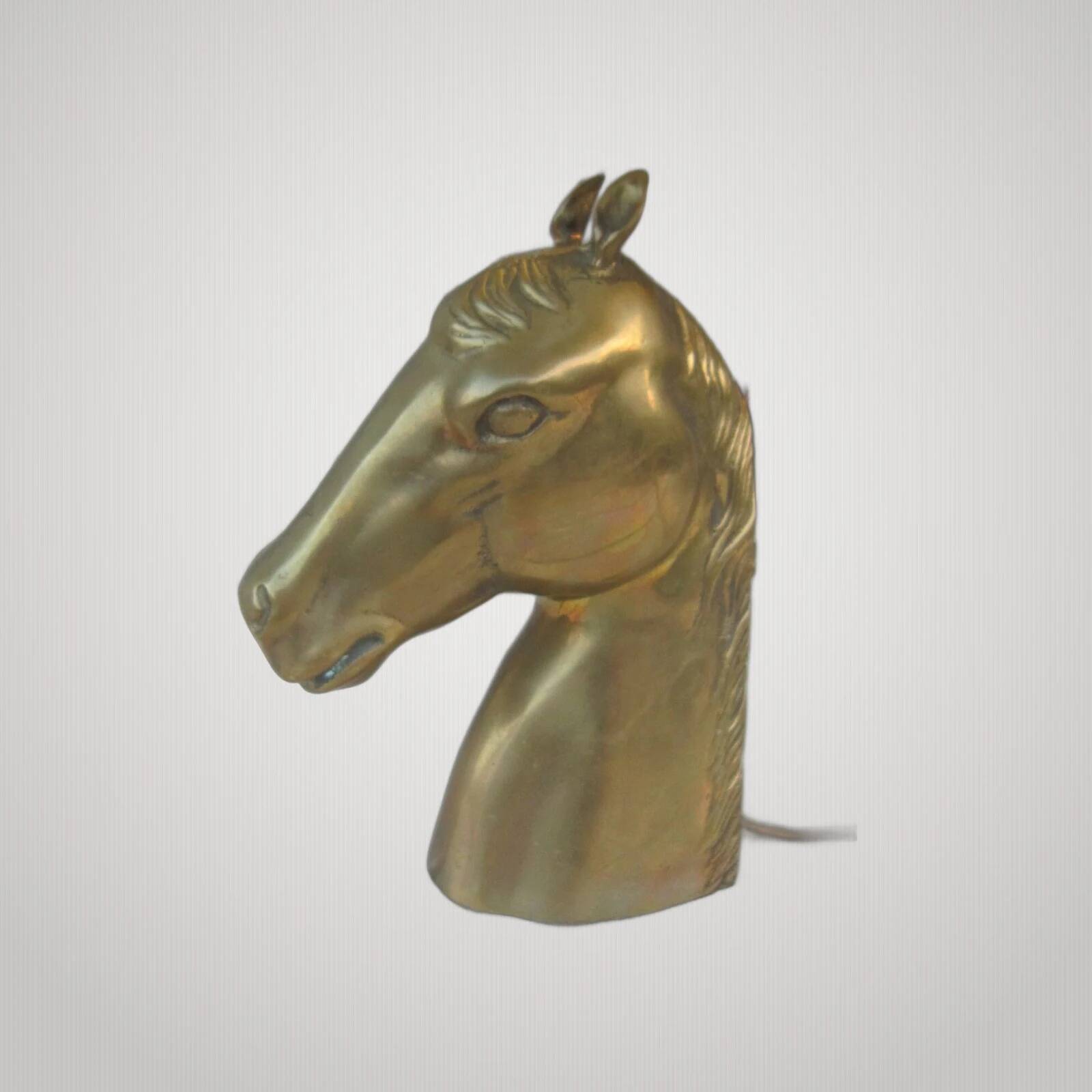 Horse Head Lamp Maison Charles 1960s / 70s