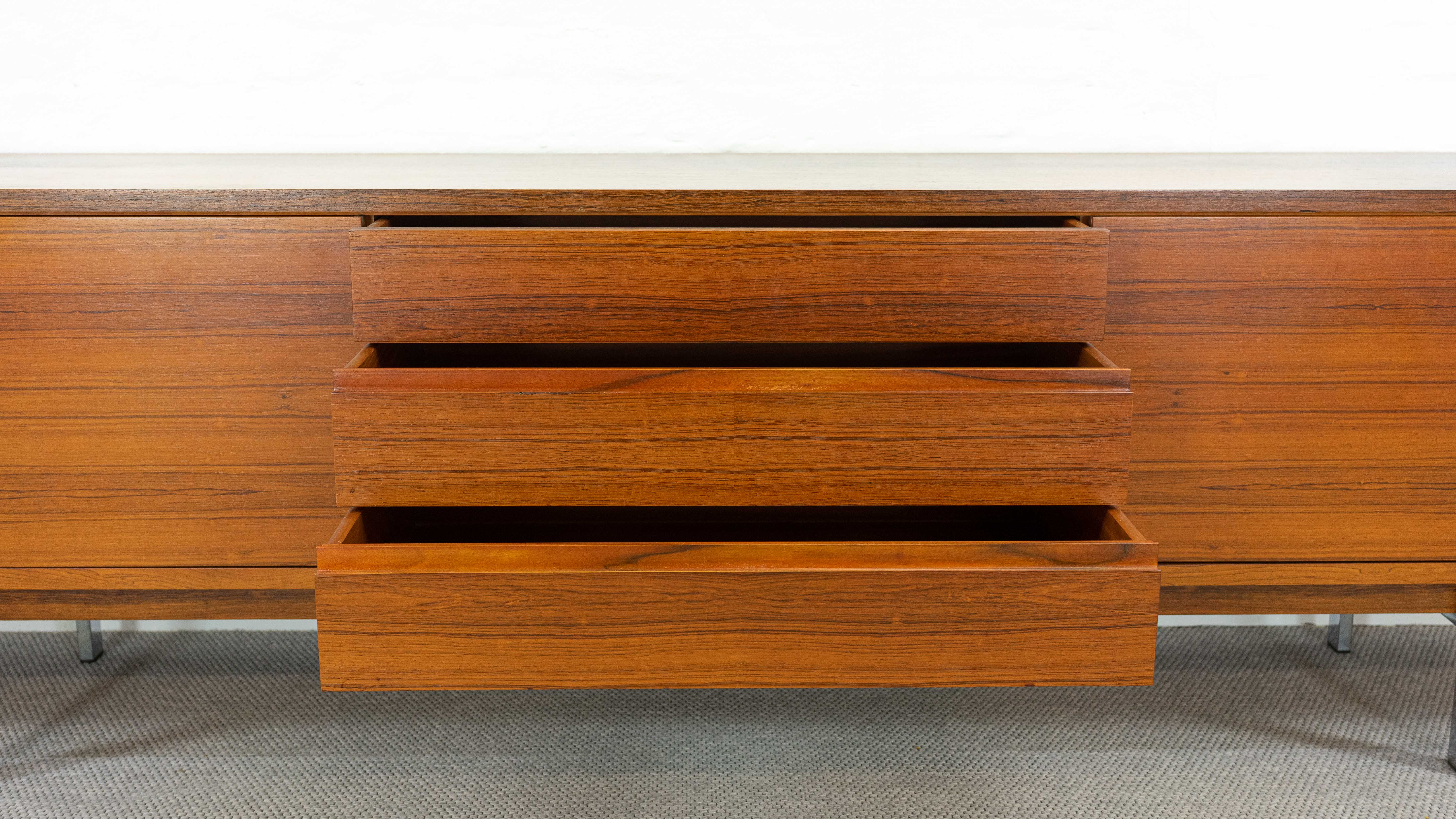 Minimalistic mid century sideboard in rosewood