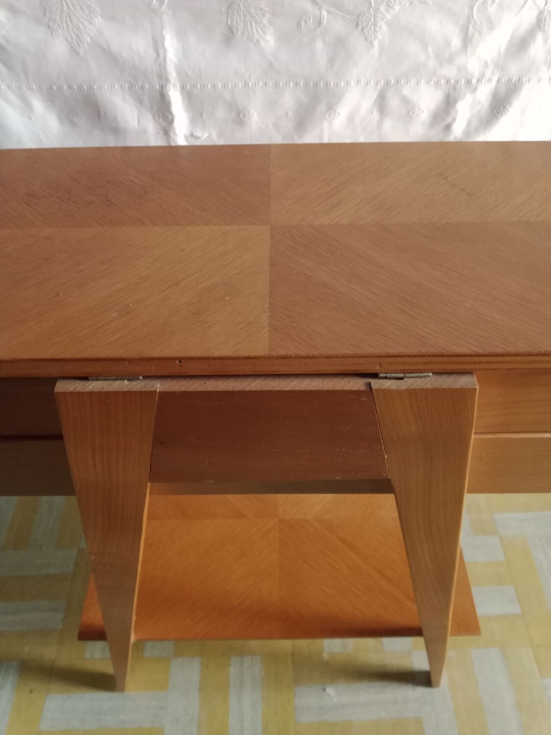 Sewing box feet compass 60s