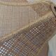 Vintage conical rattan/wicker ceiling lampshade