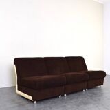 Canapé modulaire allemand du milieu du XXe siècle, années 1970.