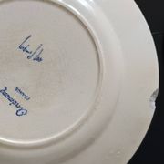 lot de 5 assiettes 1930 signées Marcel Goupy