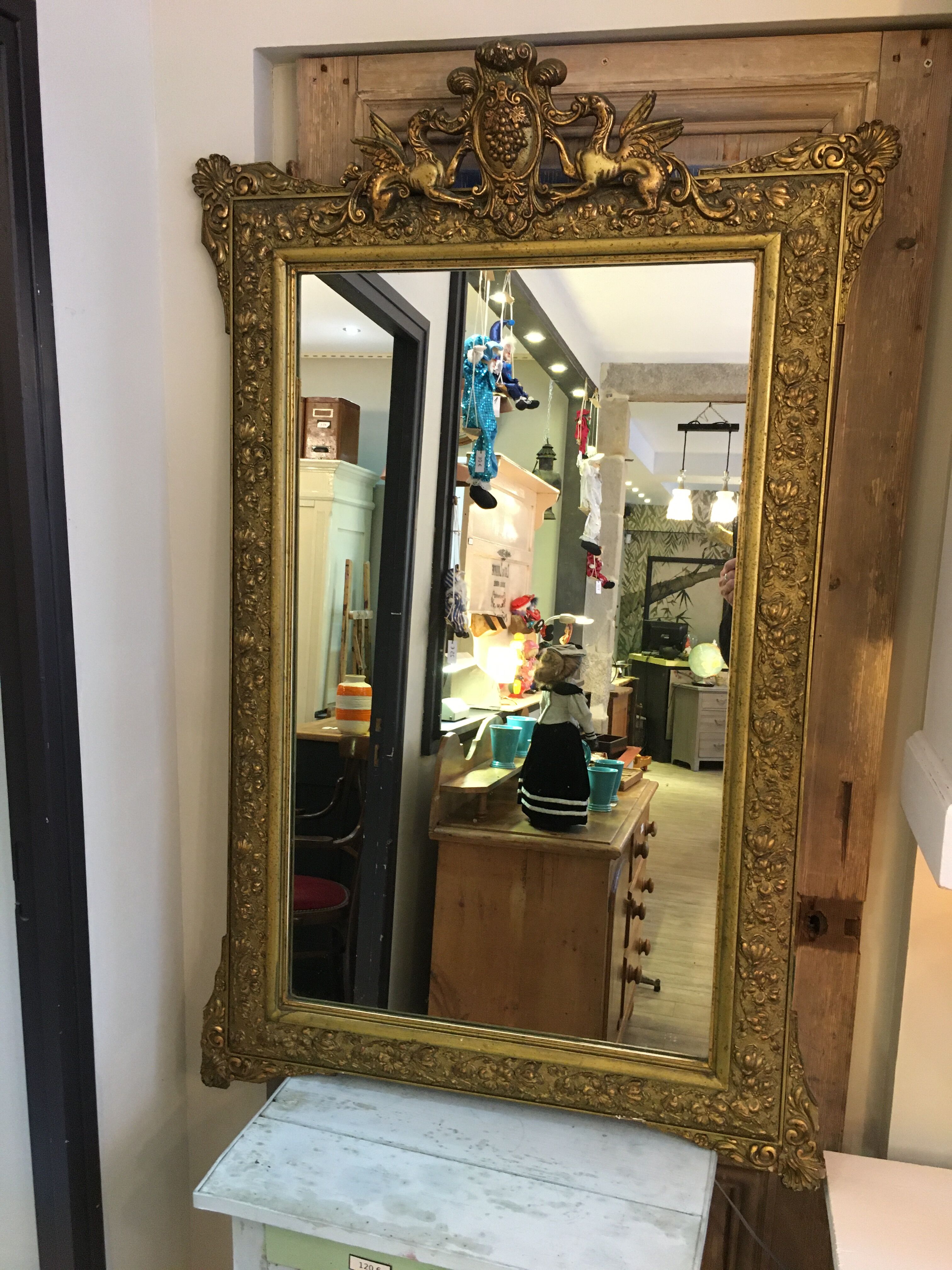 Ancient dragon mirror 140x90cm