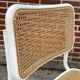 Set of 4 Cesca b32 model chairs in white by Marcel Breuer