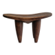 Grand senoufo stool — royal l26 in solid wood n1 - scu piece