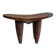 Grand senoufo stool — royal l26 in solid wood n1 - scu piece