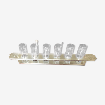 Set of 6 handmade glasses, Paola Navone for Egizia