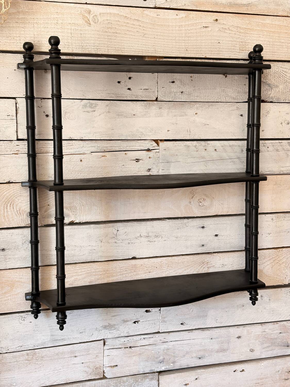 Blackened Napoleon shelf
