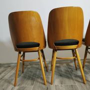 Chaises de Salle à Manger par Radomir Hoffman pour Ton, 1950s, Set de 4