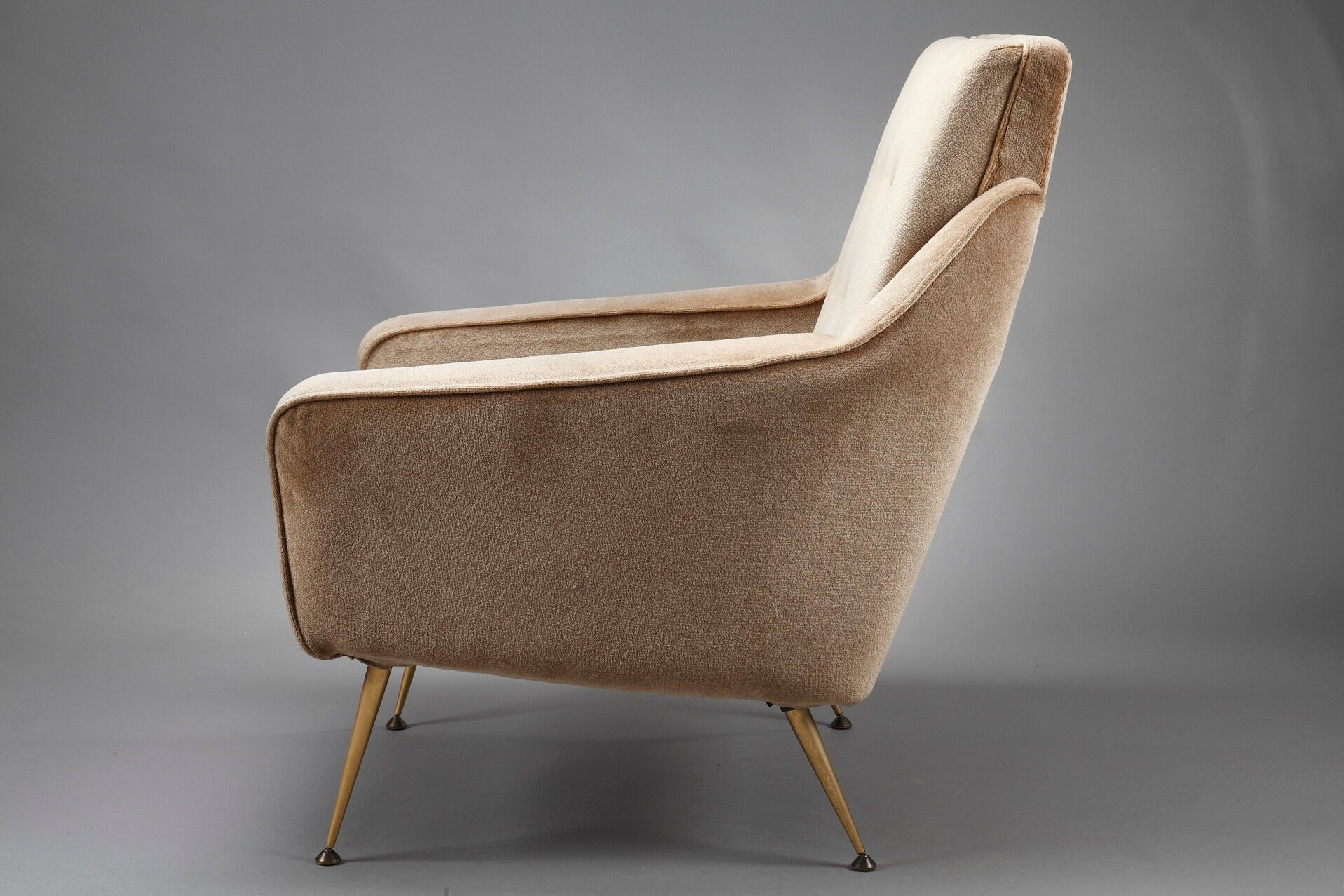 Pair of velvet chairs from the 50s